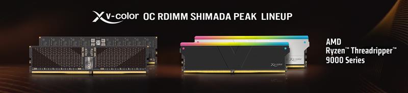 V-COLOR Announces Complete OC RDIMM Solution for AMD Threadripper PRO 9000 “Shimada Peak” HEDT Processors