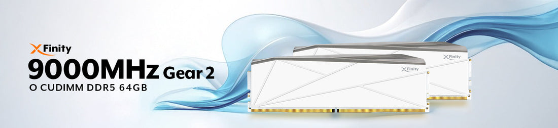 V-COLOR launches the world's first 64GB (32GBx2) DDR5 O CUDIMM memory kit, with a speed of up to 9000MT/s Gear2 1.4V