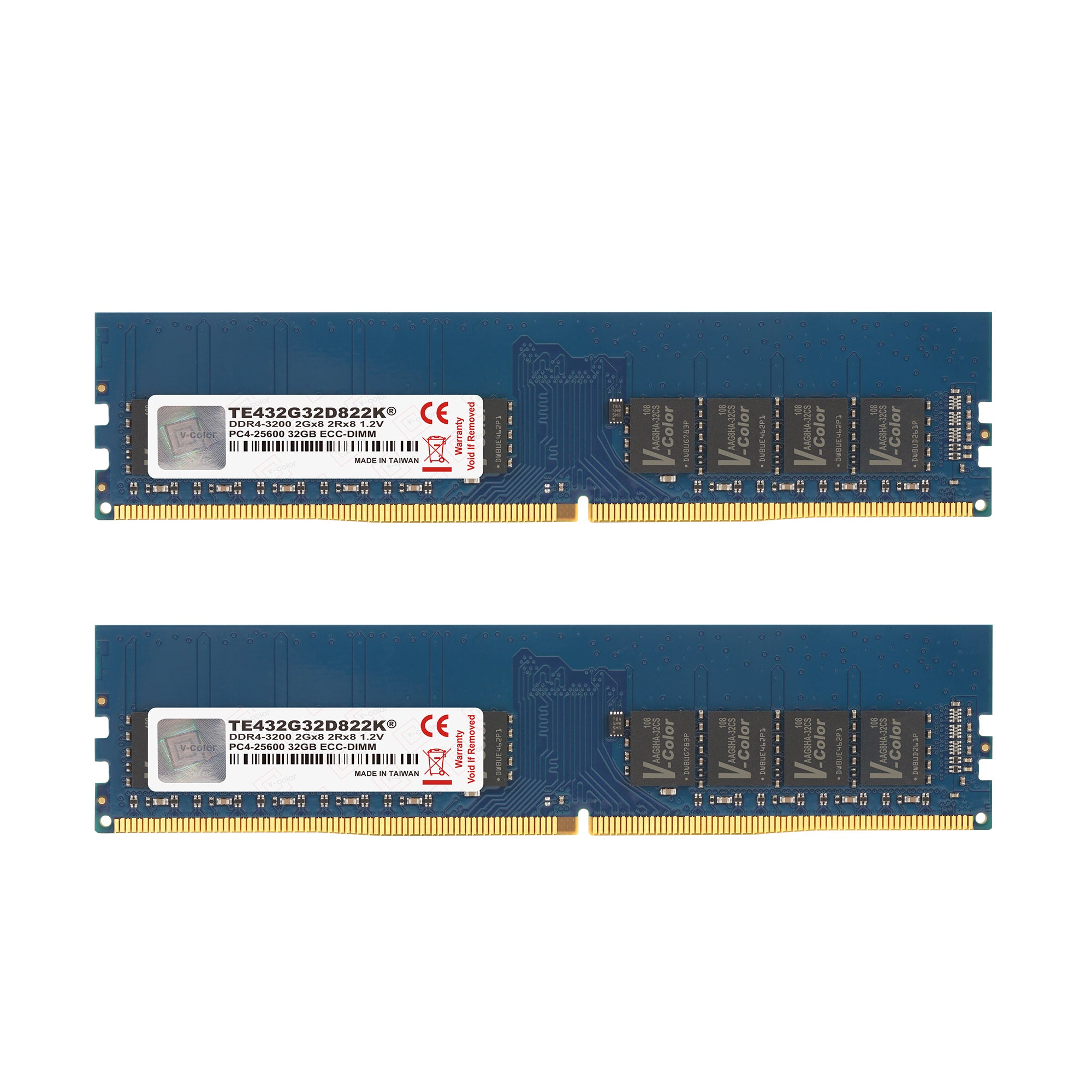 DDR4 64GB (32GBx2) ECC U-DIMM Server Memory