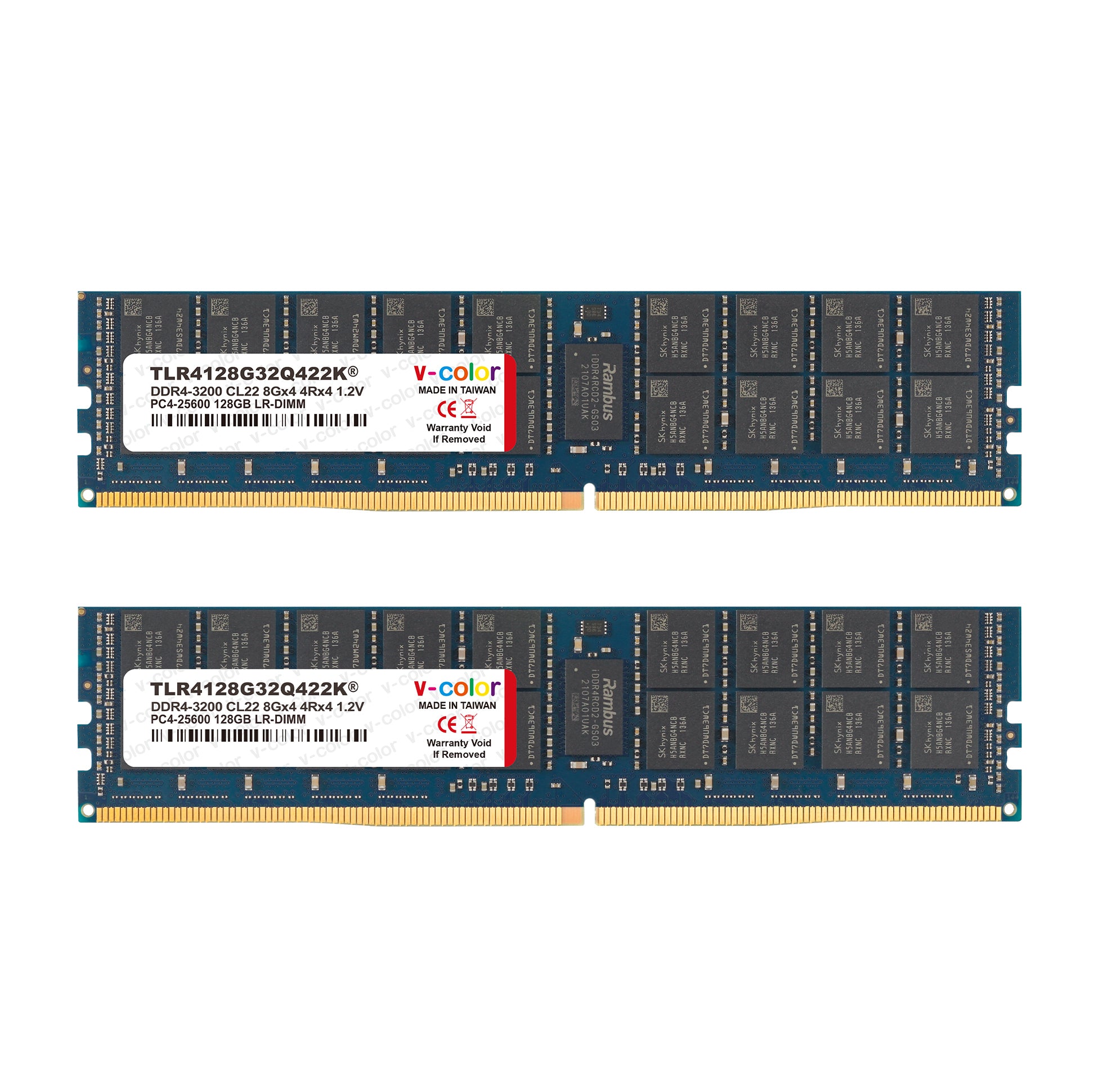 DDR4 256GB (128GBx2) ECC LR-DIMM Server Memory - Main Image