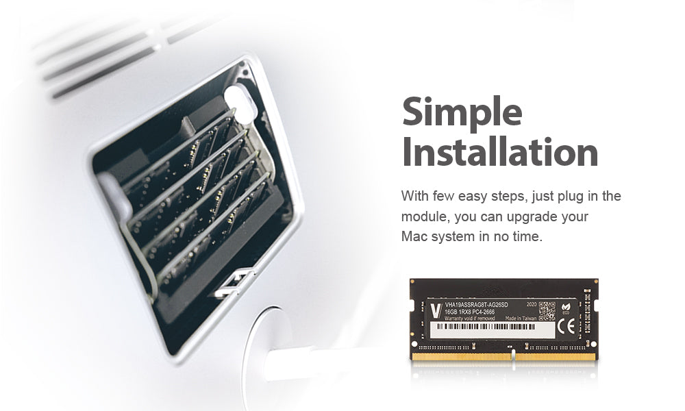 DDR4 32GB(16GBx2) 2666MHz Upgrade 2019/2020 Mac Memory