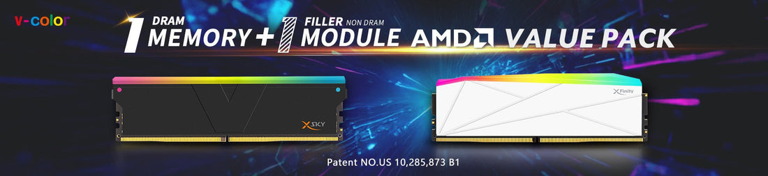 V-COLOR Launches 1+1 DDR5 Memory and RGB Filler Kit for AMD Ryzen Gaming Builds