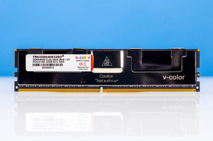 ServeTheHome: V-Color 256GB 8x 32GB DDR5-6400 RDIMM Kit Mini-Review