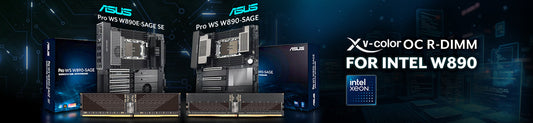 V-COLOR Launches Gen5 JEDEC 8000MT/s 1.1V RDIMM, Achieves World First 9600MT/s Overclock on Intel W890 With ASUS Pro WS W890E-SAGE SE