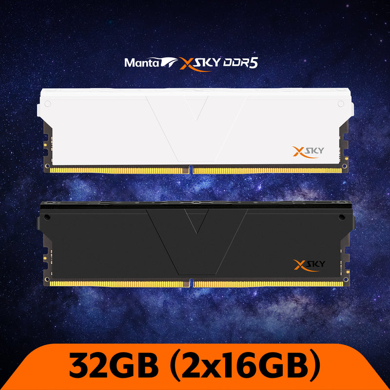 [マンタ] DDR5 | 32GB (デュアル) | XSky U-DIMM |ゲームメモリ