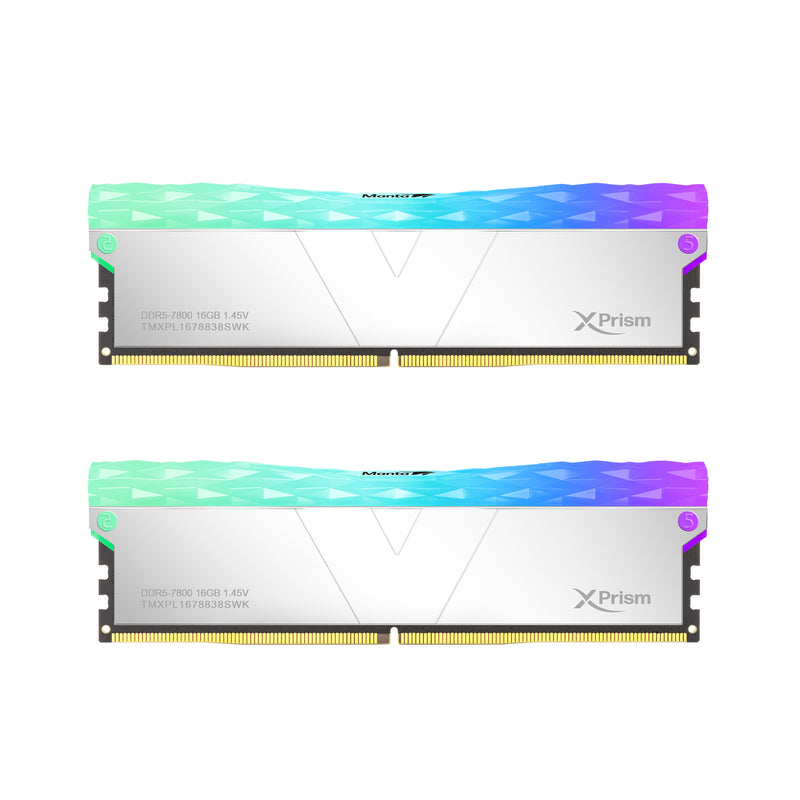 [Mantas] DDR5 | 64GB (Doble) | XPrism RGB U-DIMM | Memoria de juego