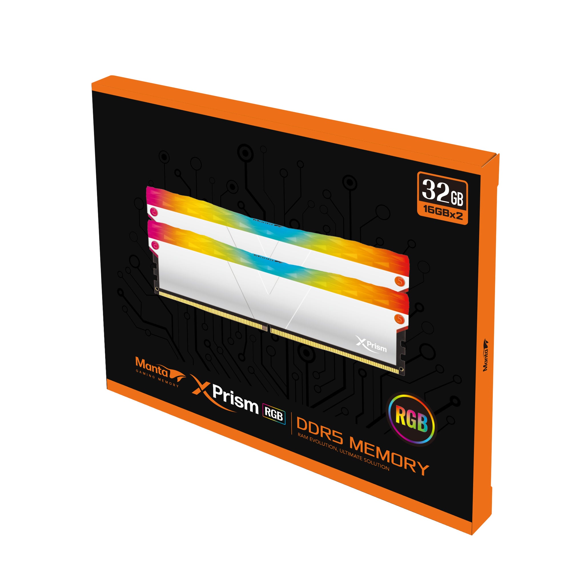 DDR5 | [Manta] XPrism RGB | 32GB (16GBx2) | Gaming Memory