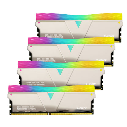 DDR4 | 32 GB [8 GB x 4] | Prisma Pro RGB | Memoria para juegos | U-DIMM 