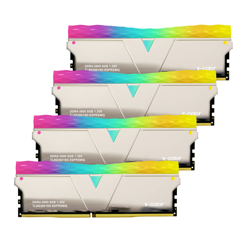 DDR4 | 32GB [8GBx4] | Prism Pro RGB U-DIMM | Gaming Memory