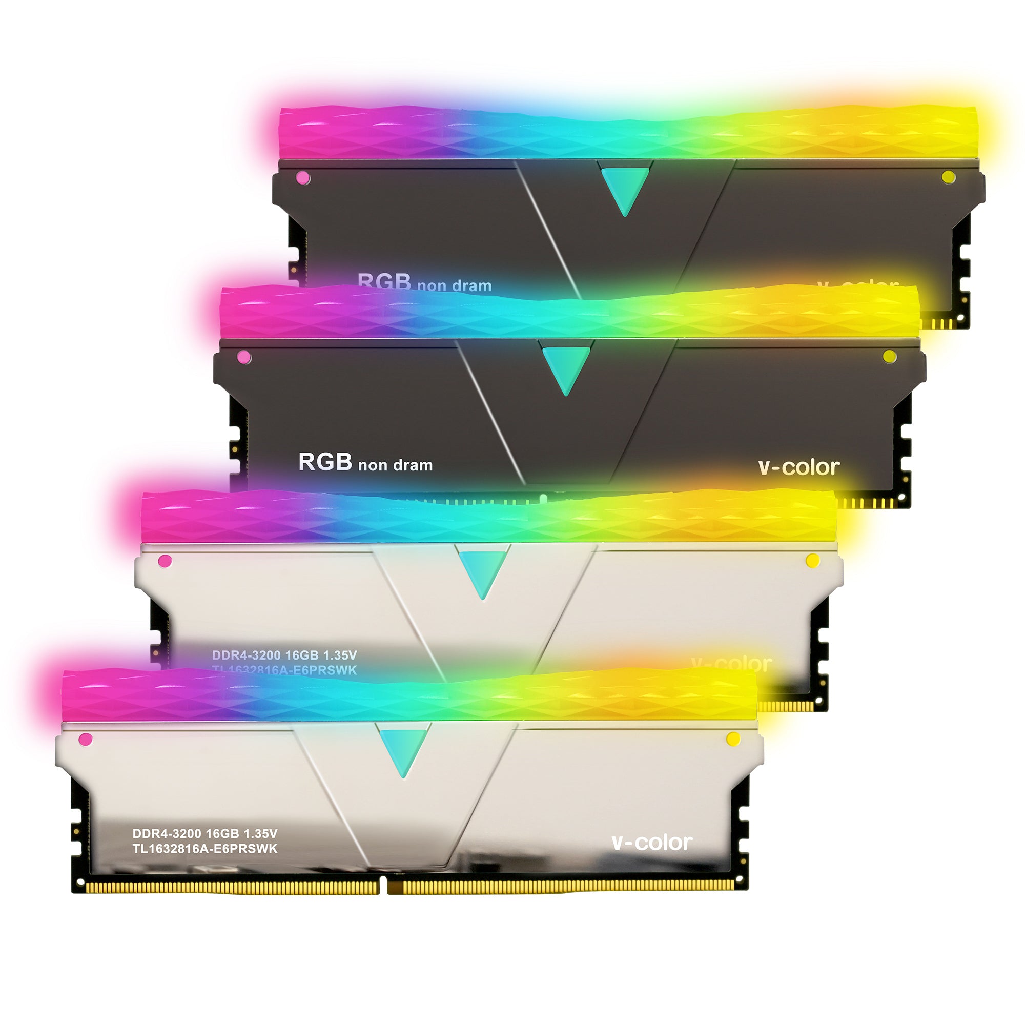 Ram Memory Color Combination Gaming Memory| RGB DDR4 Ram| v-color