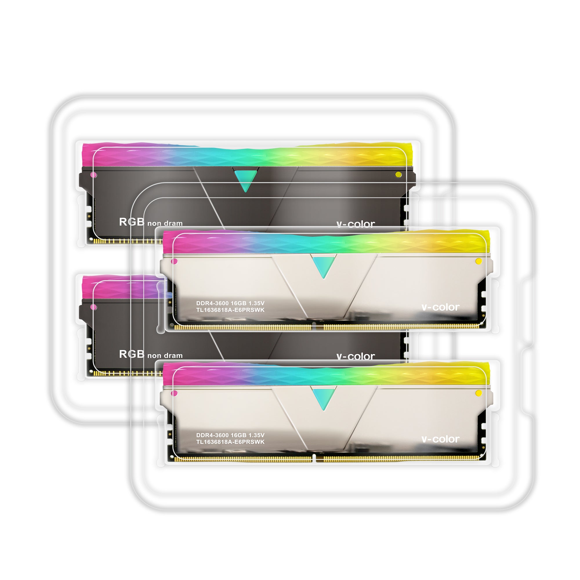 DDR4 | SCC Kit 2+2 Prism Pro RGB | 32GB (16GBx2) | Gaming Memory | U-D