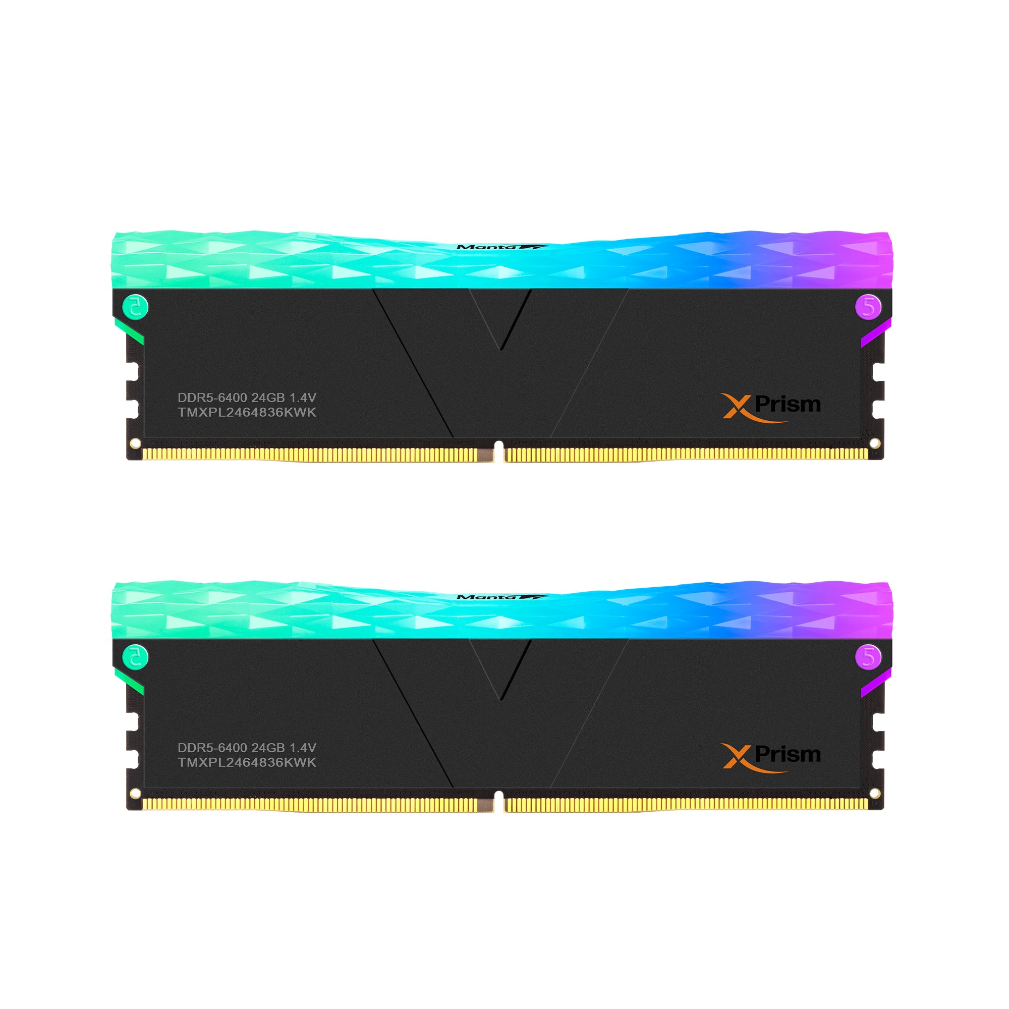 DDR5 | [Manta] XPrism RGB | 48GB (24GBx2) | INTEL XMP | Gaming Memory