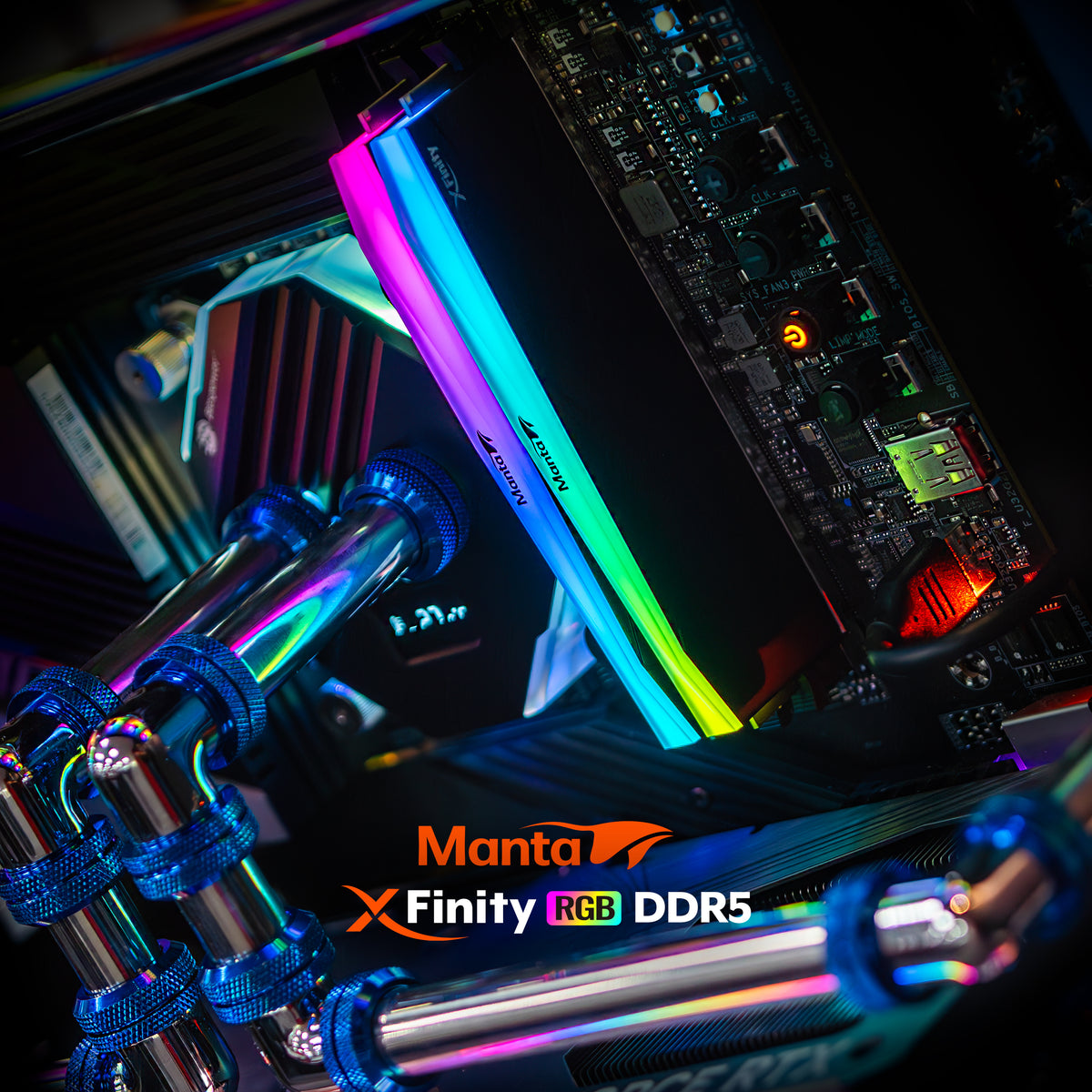 Xfinity Power Boost Supports Intel® 200S Boost | DDR5 | Specifications | Manta XFinity RGB