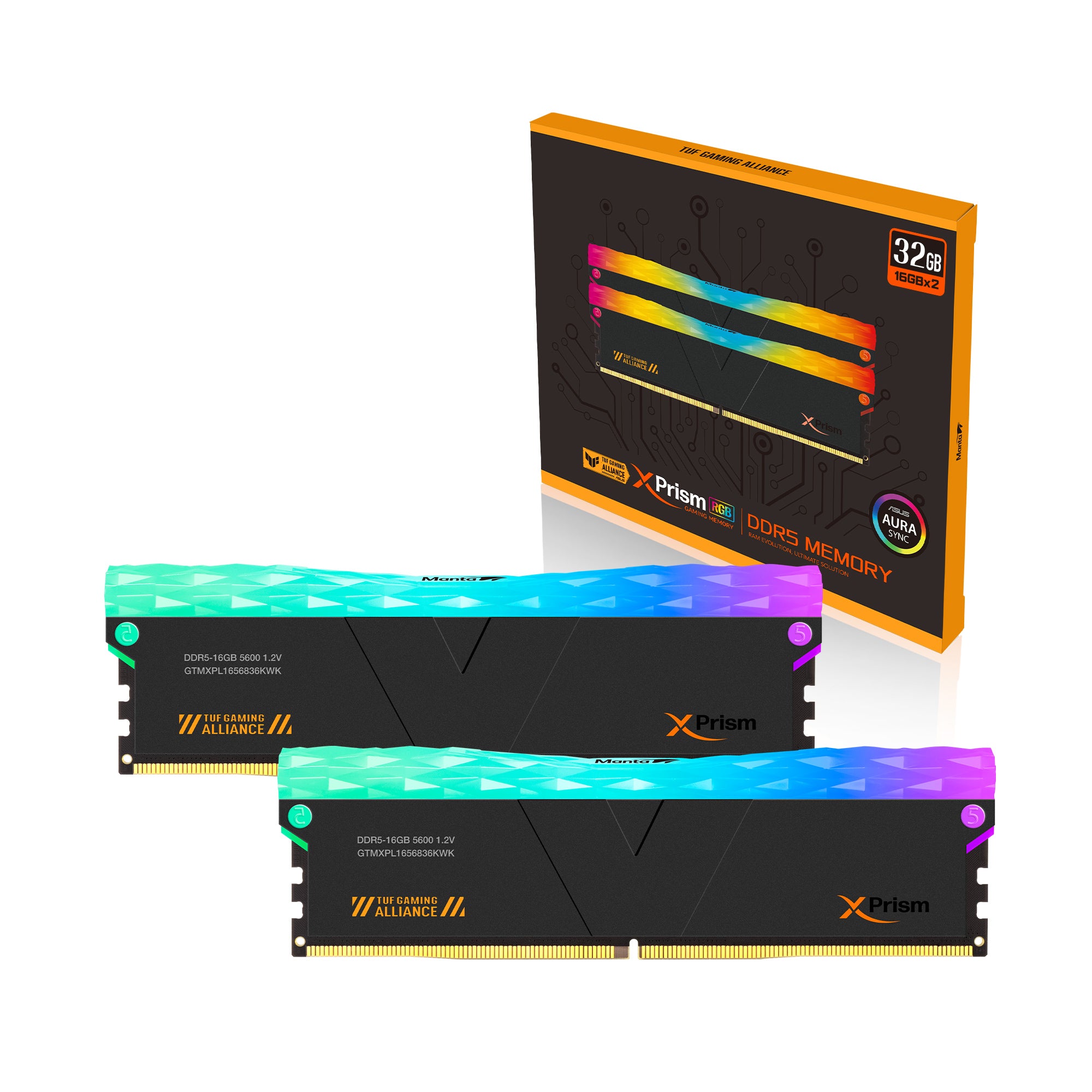 DDR5 | TUF ゲーミング アライアンス | [マンタ] XPrism RGB