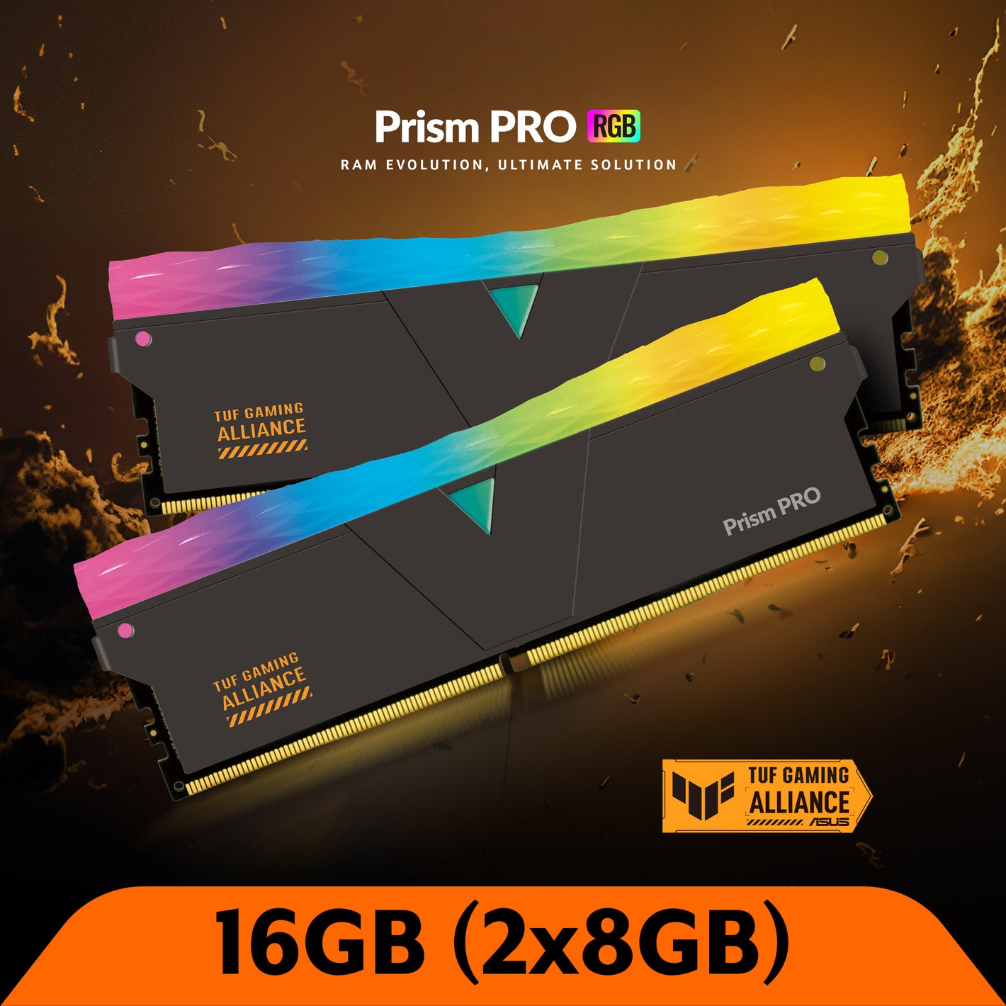 DDR4 | TUF GAMING ALLIANCE | Prism Pro RGB U-DIMM | Gaming Memory