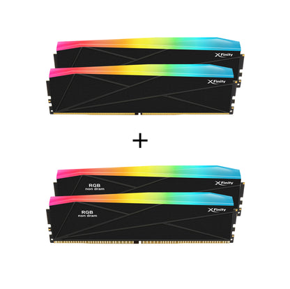 DDR5 | [Manta] XFinity RGB | SCC KIT 2+2 | Gaming Memory With RGB Filler Kit (Duel Profile)