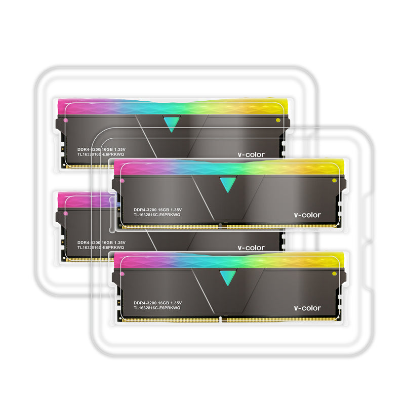 DDR4 | 64GB (Quad) | Prism Pro RGB U-DIMM | Gaming Memory