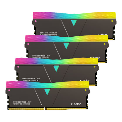 DDR4 | Prism Pro RGB | 64GB (16GBx4) | Gaming Memory | U-DIMM