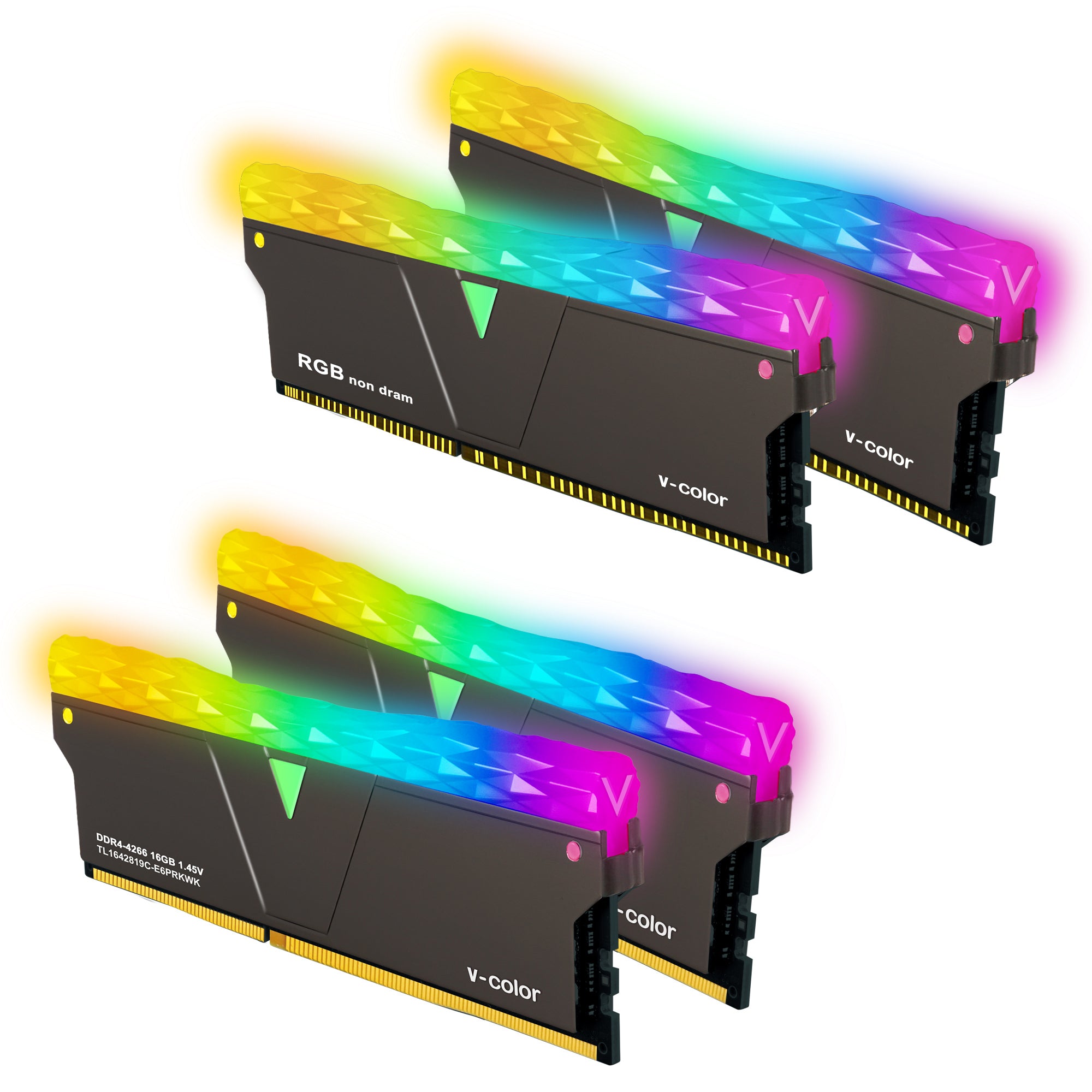 有名ブランド DDR4 (16GBx2 32GB | RGB プロ プリズム 2+2 キット SCC | メモリー