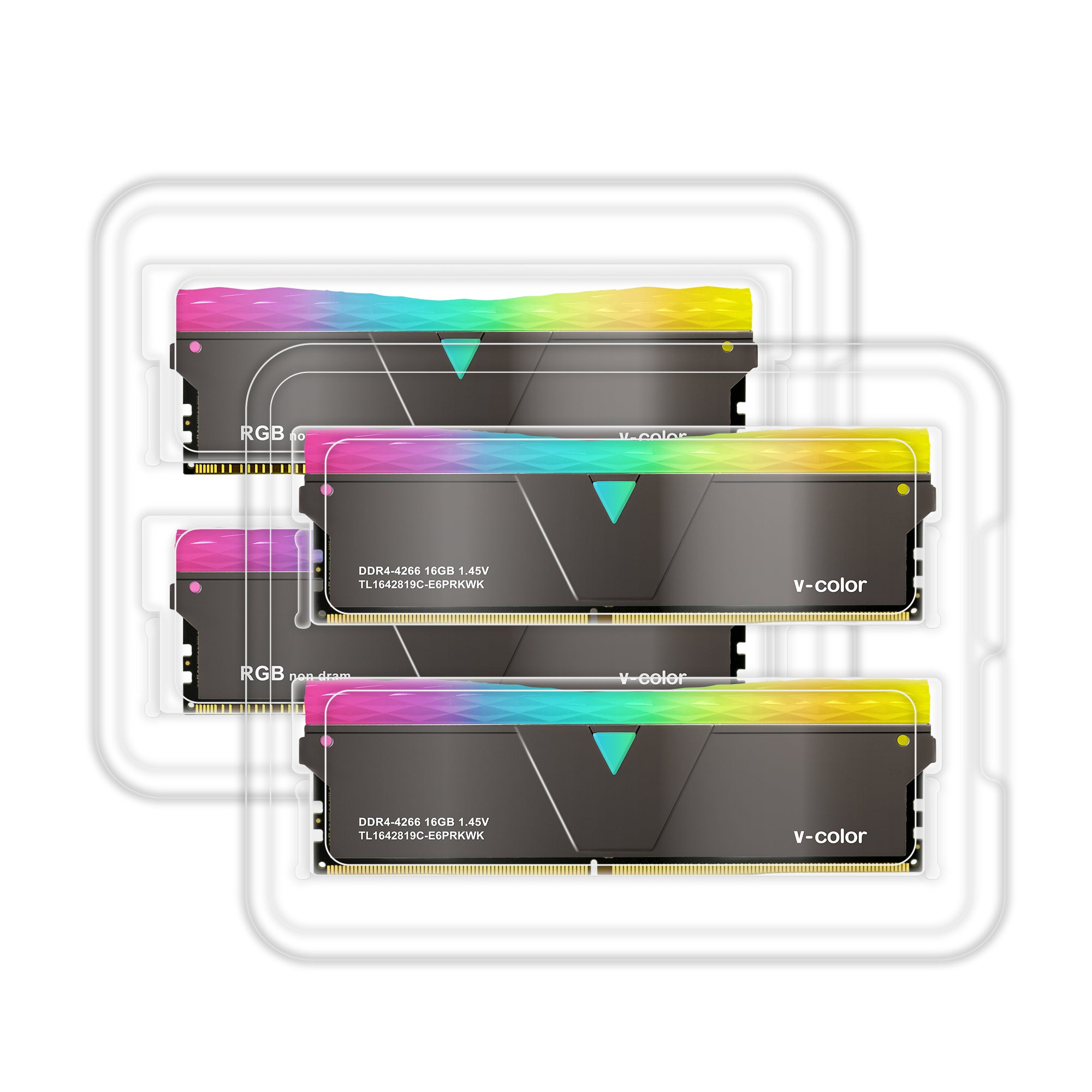 DDR4 | SCC Kit 2+2 Prism Pro RGB | 16GB (8GBx2) | Gaming Memory | U-DI