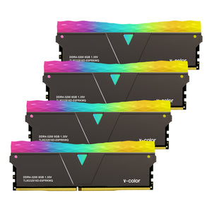 DDR4 | 32 GB [8 GB x 4] | Prisma Pro RGB | Memoria para juegos | U-DIMM 