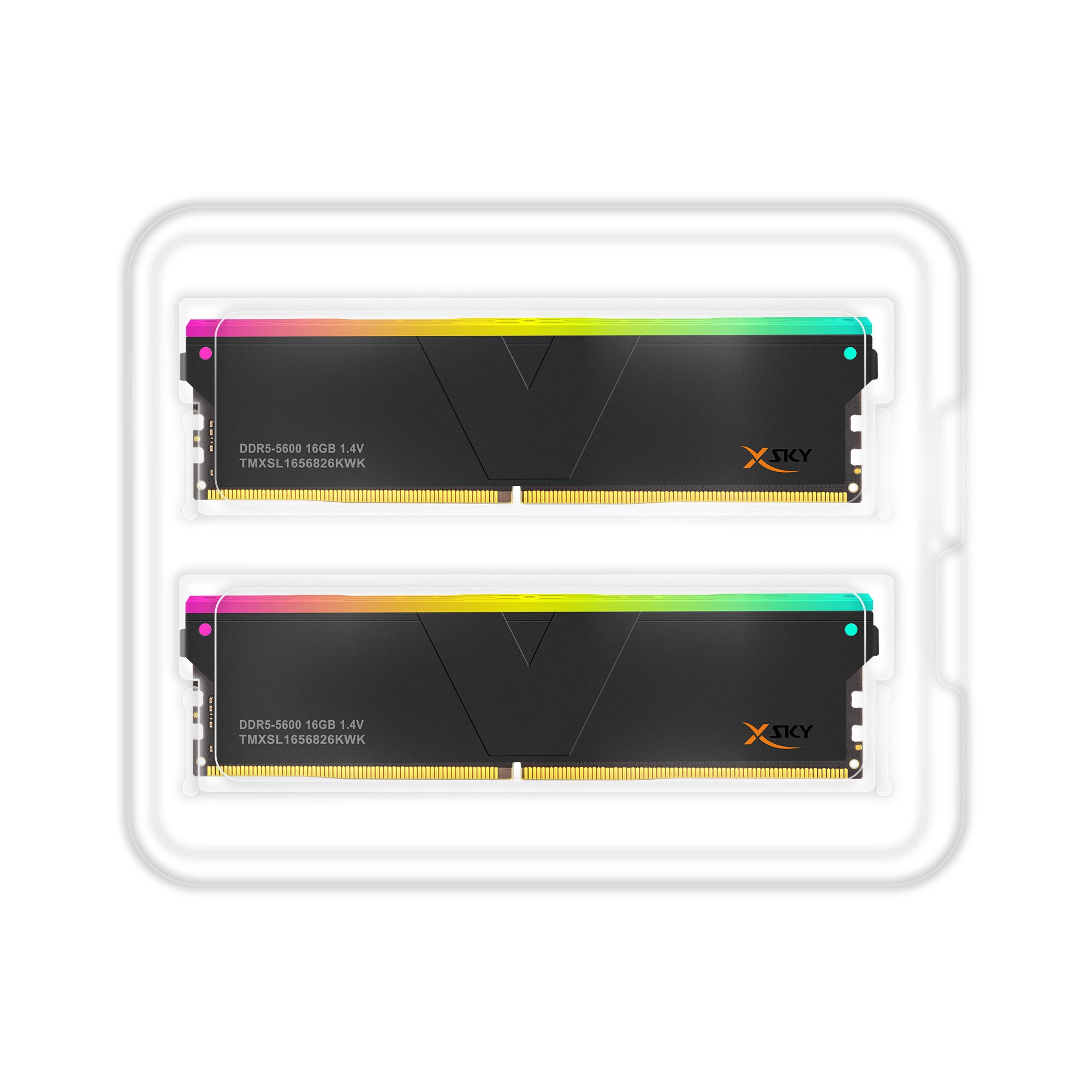 V-color DDR5-5600 16GB ホワイト DDR5 | [Manta] XSky | LOW TIMING | INTEL XMP | Gaming Memory