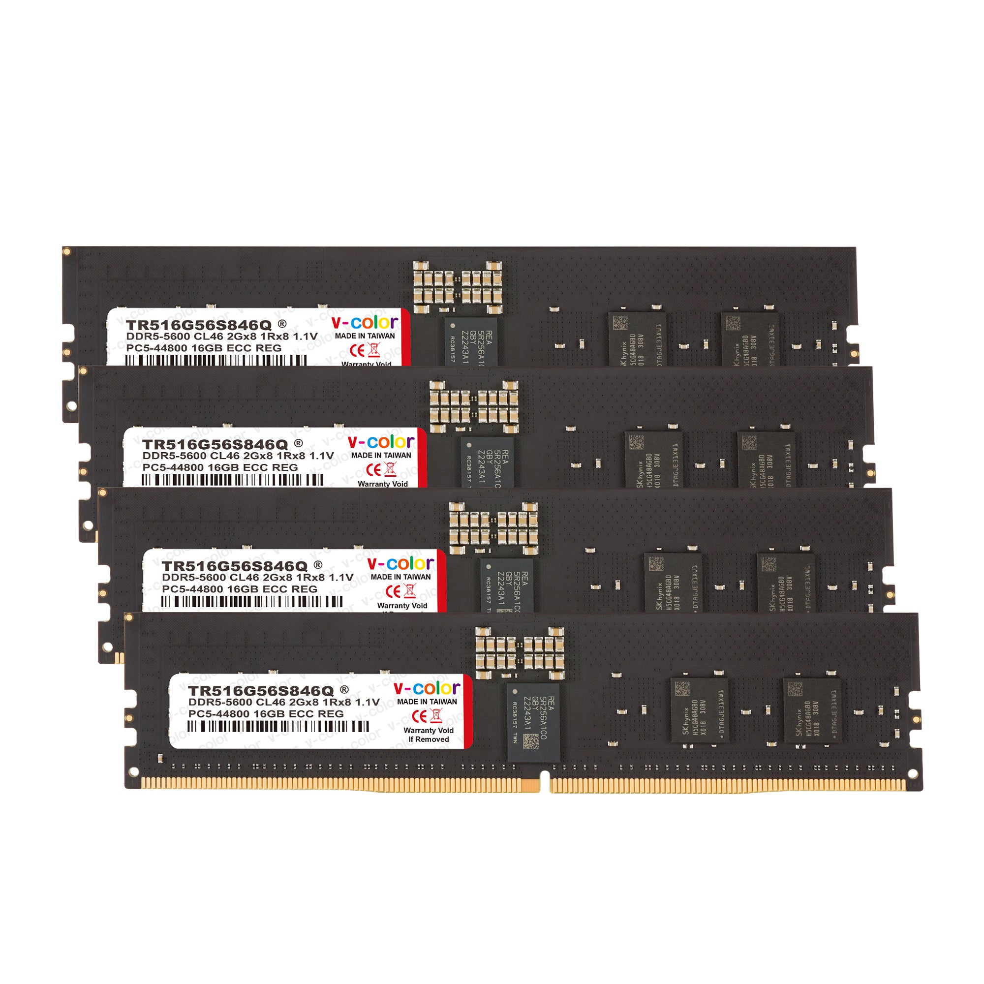 8枚/128G SKhynix DDR5 16GB ECC Registered DDR5 | ECC R-DIMM | SK Hynix IC | Server Memory
