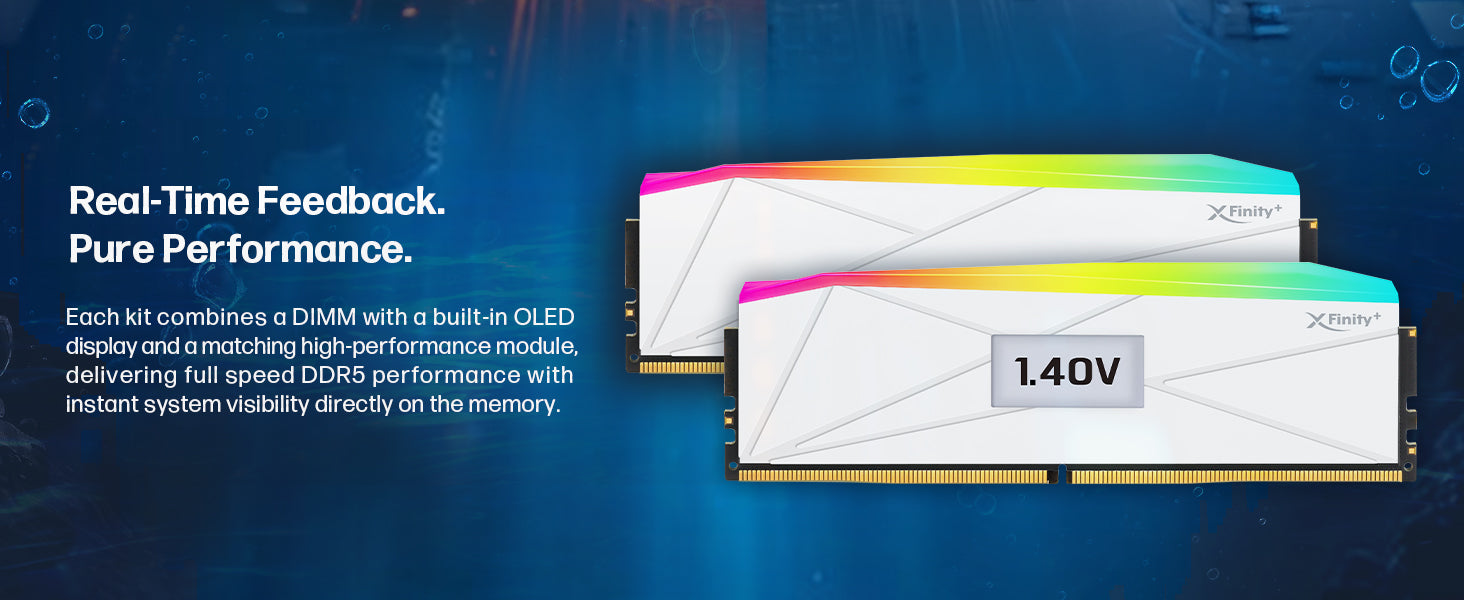 OLED DDR5 | [Manta] XFinity+ ARGB | Gaming Memory