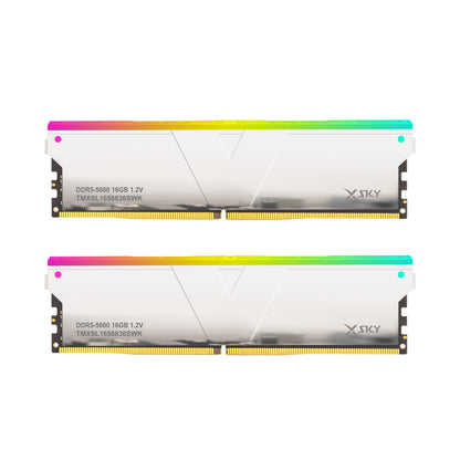 DDR5 | [Manta] XSky RGB | 32 GB (16 GB x 2) | INTEL XMP | Memoria para juegos