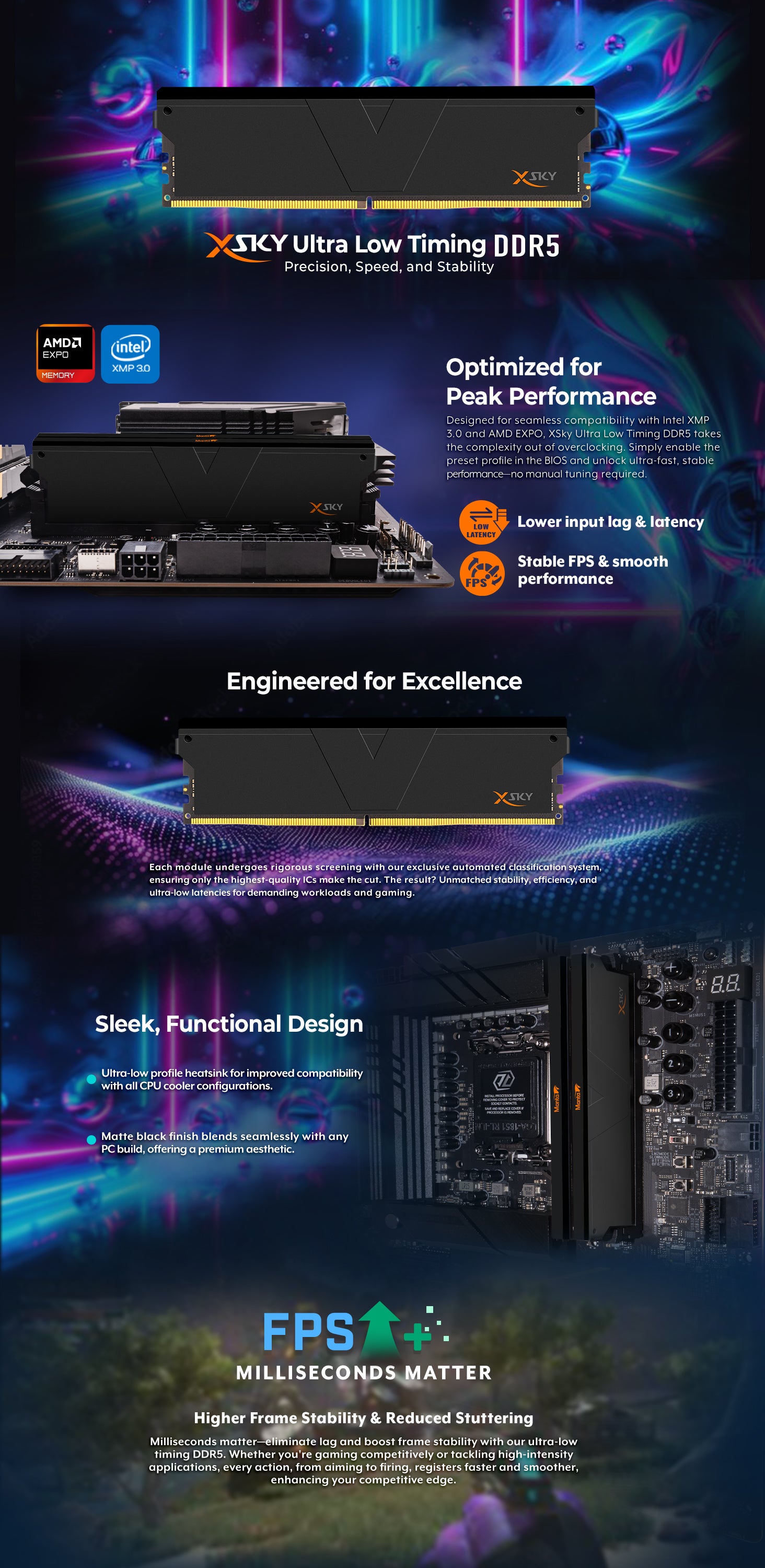 DDR5 | [Manta] XSky | 32GB (16GBx2) | Gaming Memory