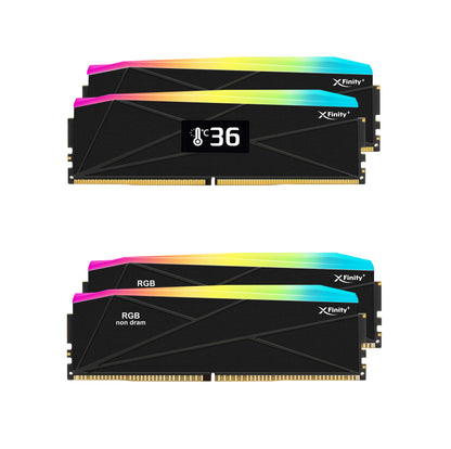 OLED DDR5 | [Manta] XFinity+ ARGB | Gaming Memory | Black Edition
