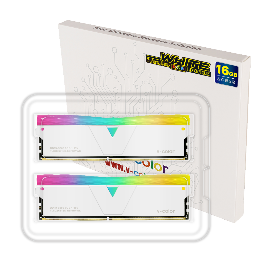 DDR4 | Prism Pro RGB | 16GB (8GBx2) | Gaming Memory | U-DIMM DDR4 | Prism Pro RGB | 16GB (8GBx2) | Gaming Memory | U-DIMM