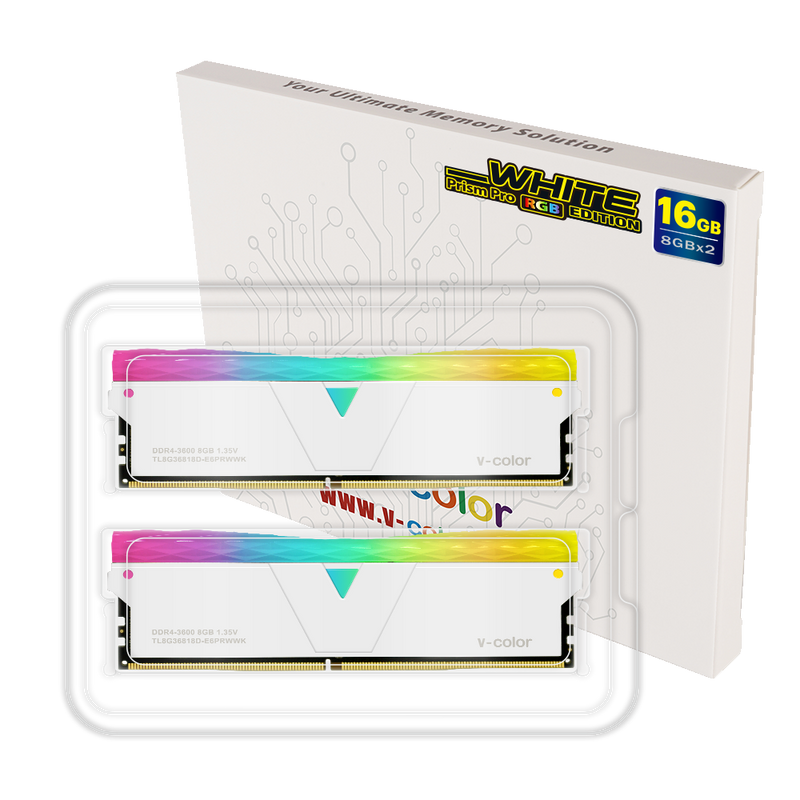 DDR4 | 16GB [8GBx2] | Prism Pro RGB U-DIMM | Gaming Memory