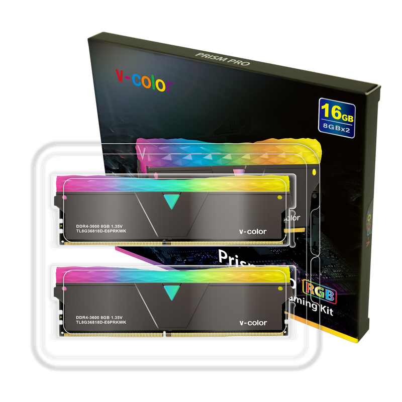 DDR4 | 16GB [8GBx2] | Prism Pro RGB U-DIMM | Gaming Memory