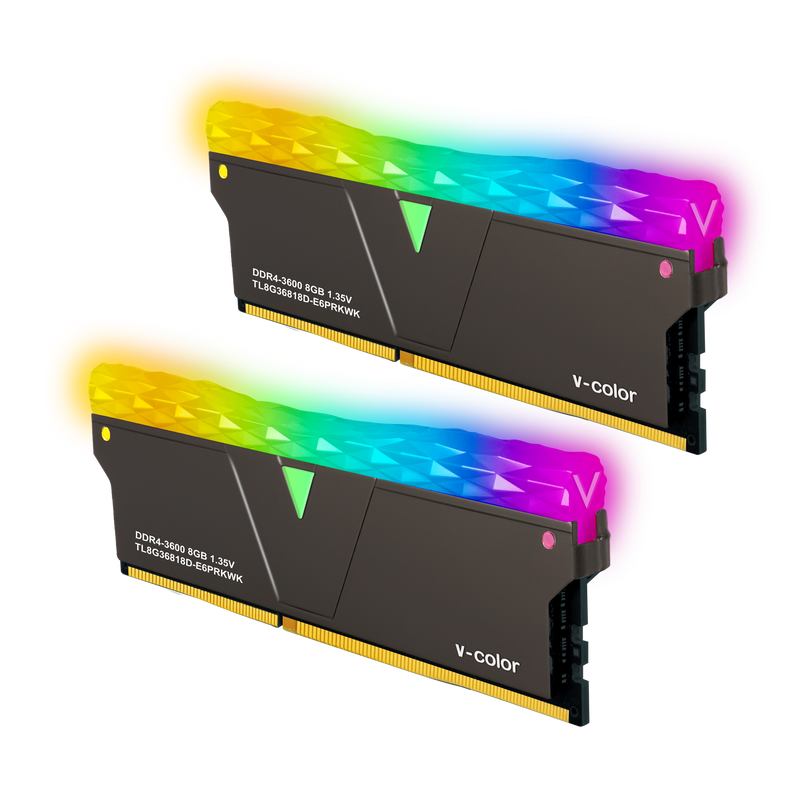 DDR4 | 16GB (デュアル) |プリズム プロ RGB U-DIMM |ゲームメモリ