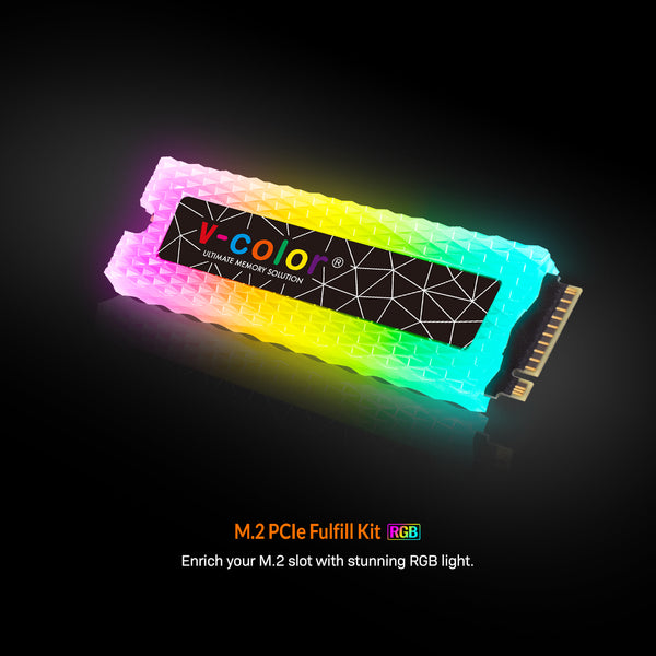 SSD v-color RGB M.2 y KIT DE RELLENO