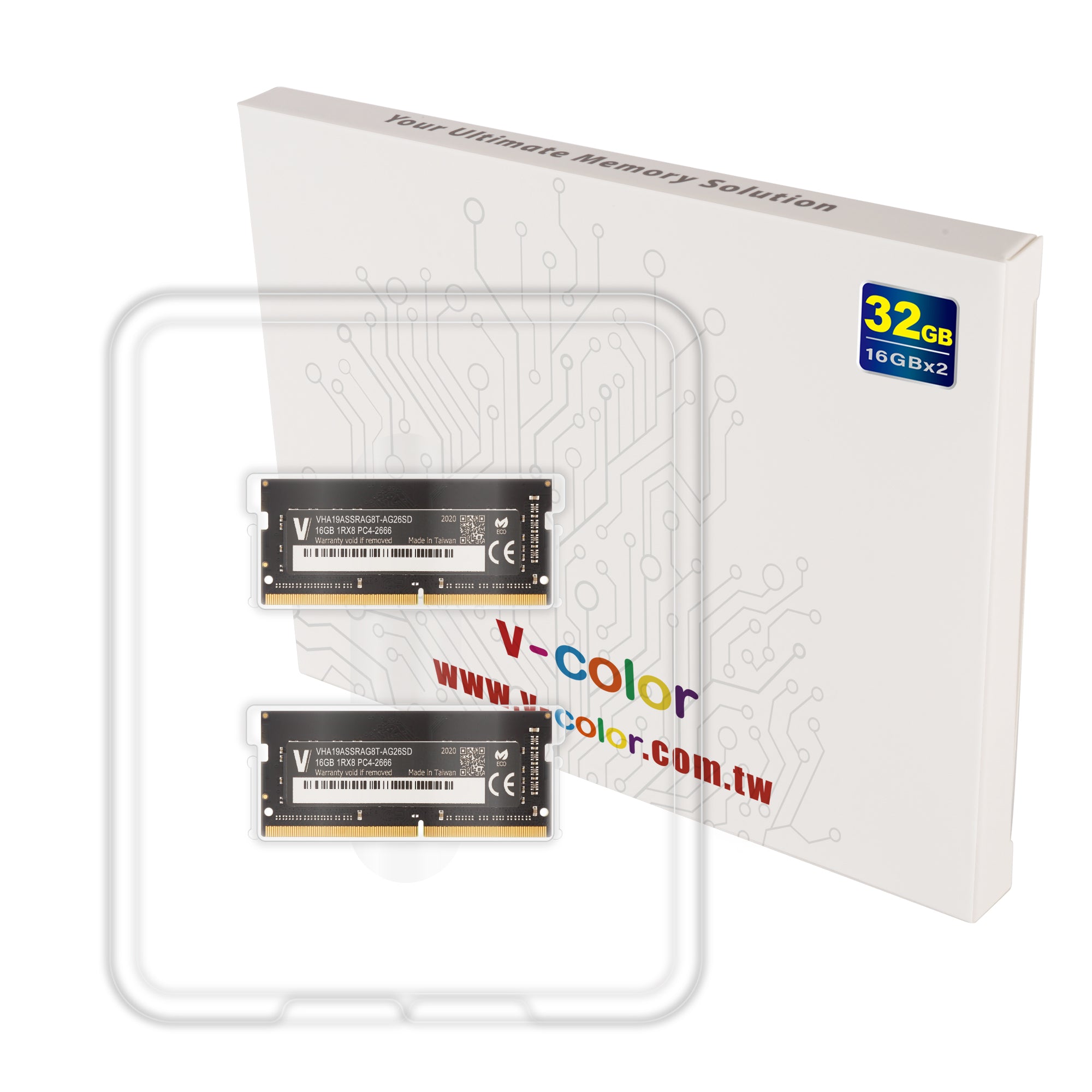 V-Color TRV16G36CA13-JS (ECC-Reg DDR3-1866 16GB×1) Mac Pro