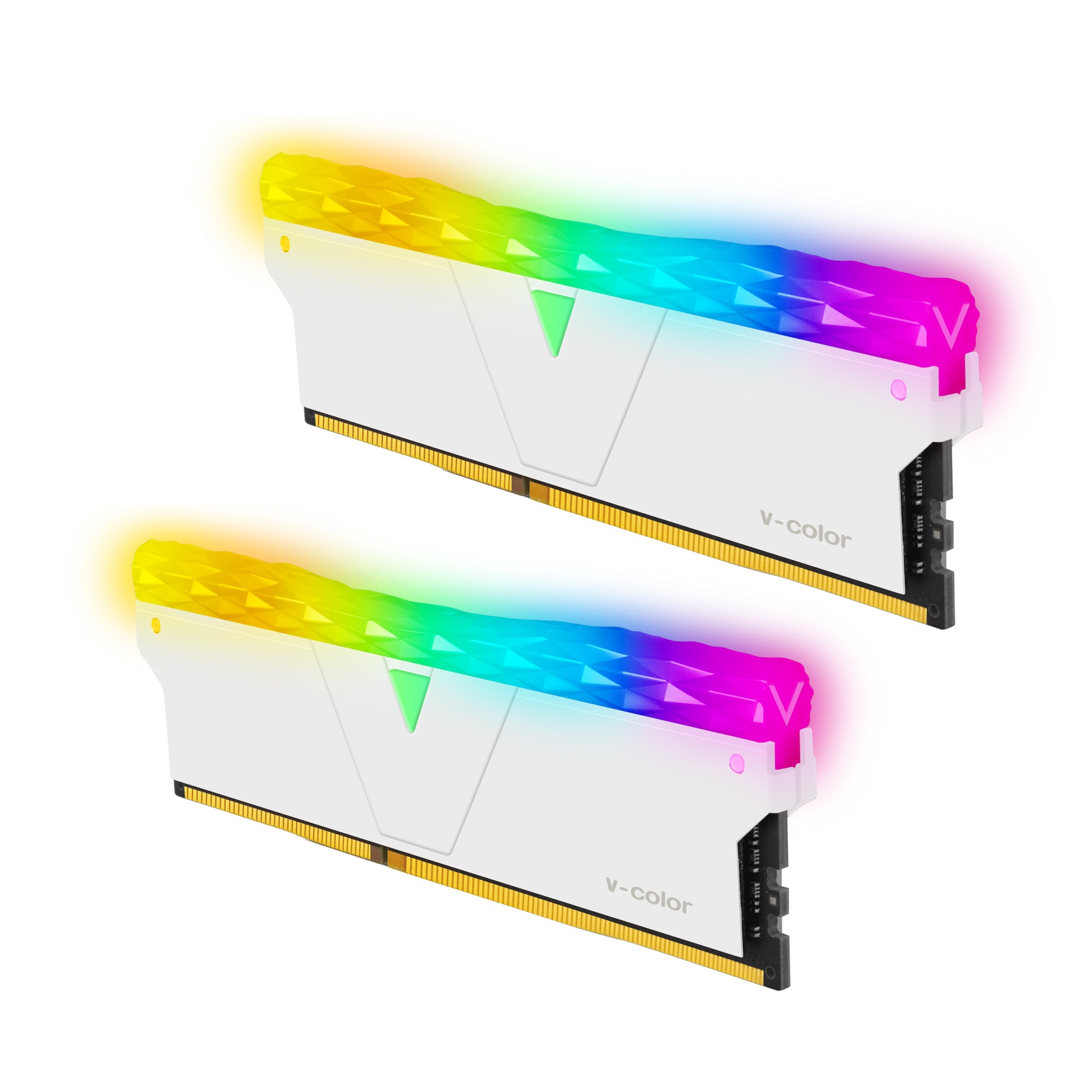 Pink Colored Ram Memory Gaming Memory| RGB DDR4 Ram| v-color