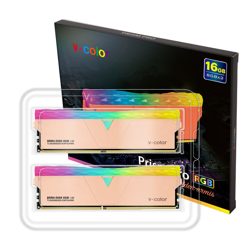 DDR4 | 16 GB (Dual) | Prism Pro RGB-U-DIMM | Gaming-Speicher