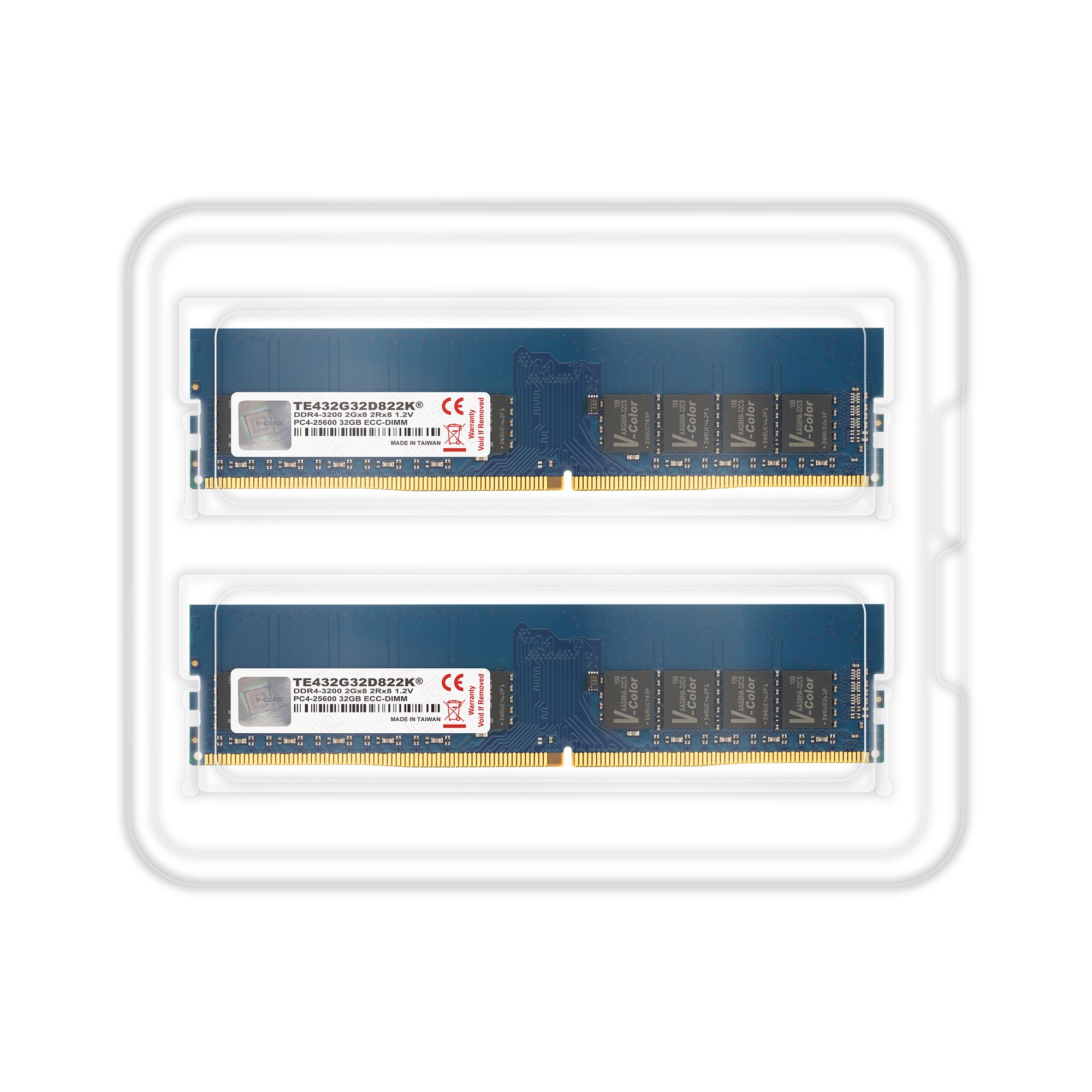 DDR4 ECC U-DIMM Ram | Memory for Servers & Workstations | v-color