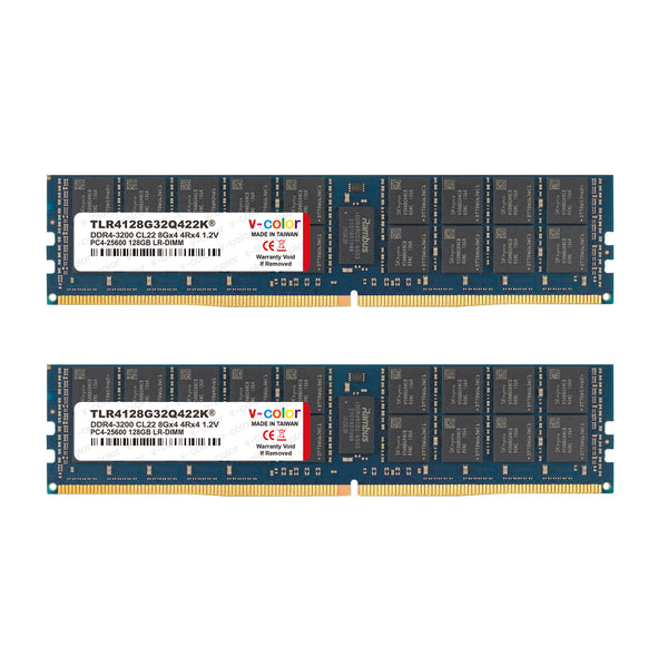 DDR4 | 256GB (Dual) | ECC LR-DIMM | Server Memory