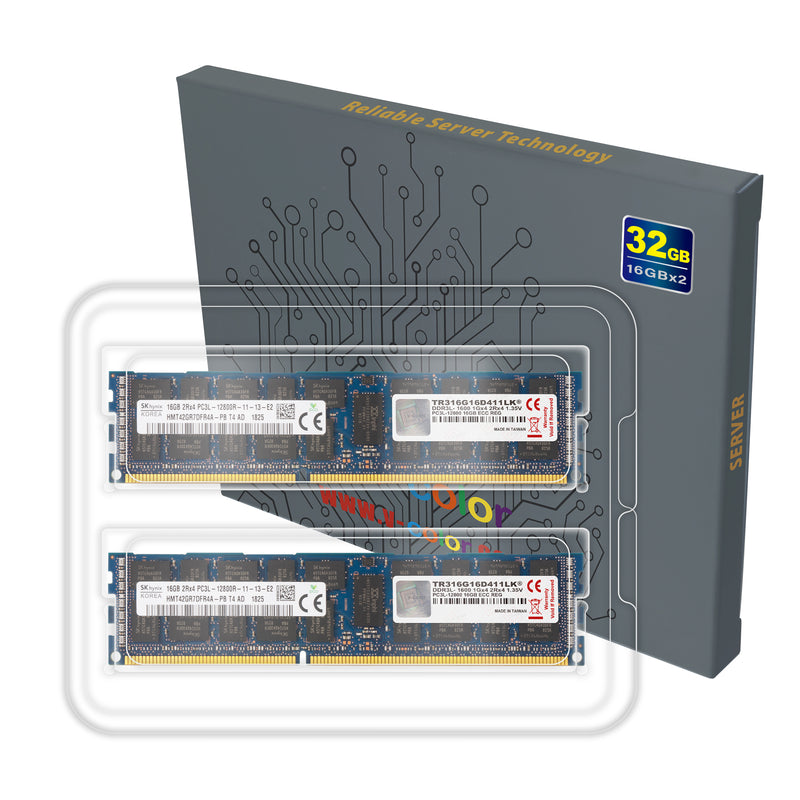 DDR3 | ECC R-DIMM | 32GB (16GBx2) | Server Memory