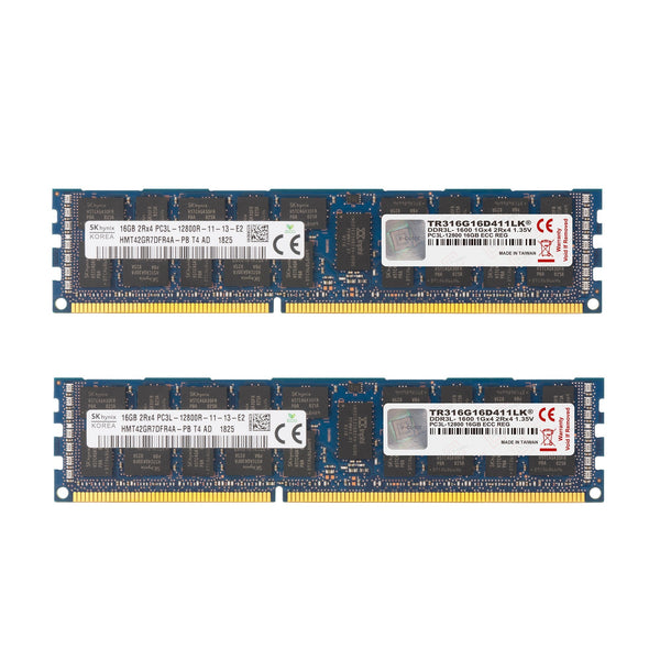 DDR3 R-DIMM 32GB(16GBx2) 1600MHz PC4-12800 Server Memory