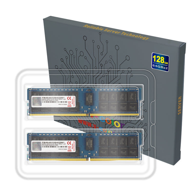 DDR4 | 128 GB (Dual) | ECC R-DIMM | Serverspeicher