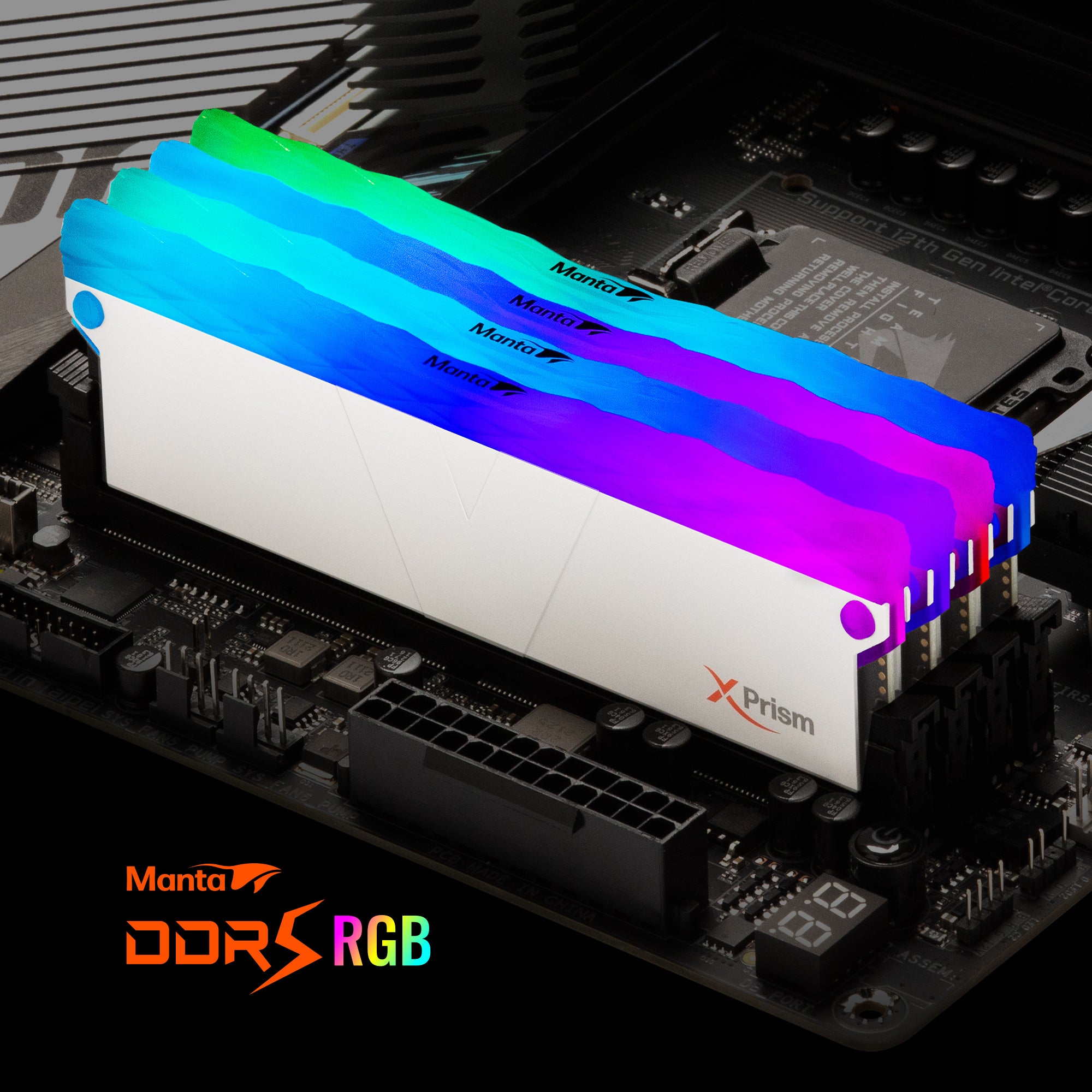 DDR5 | [Manta] XPrism RGB | SCC KIT | 32GB (16GBx2) | INTEL XMP | Gami