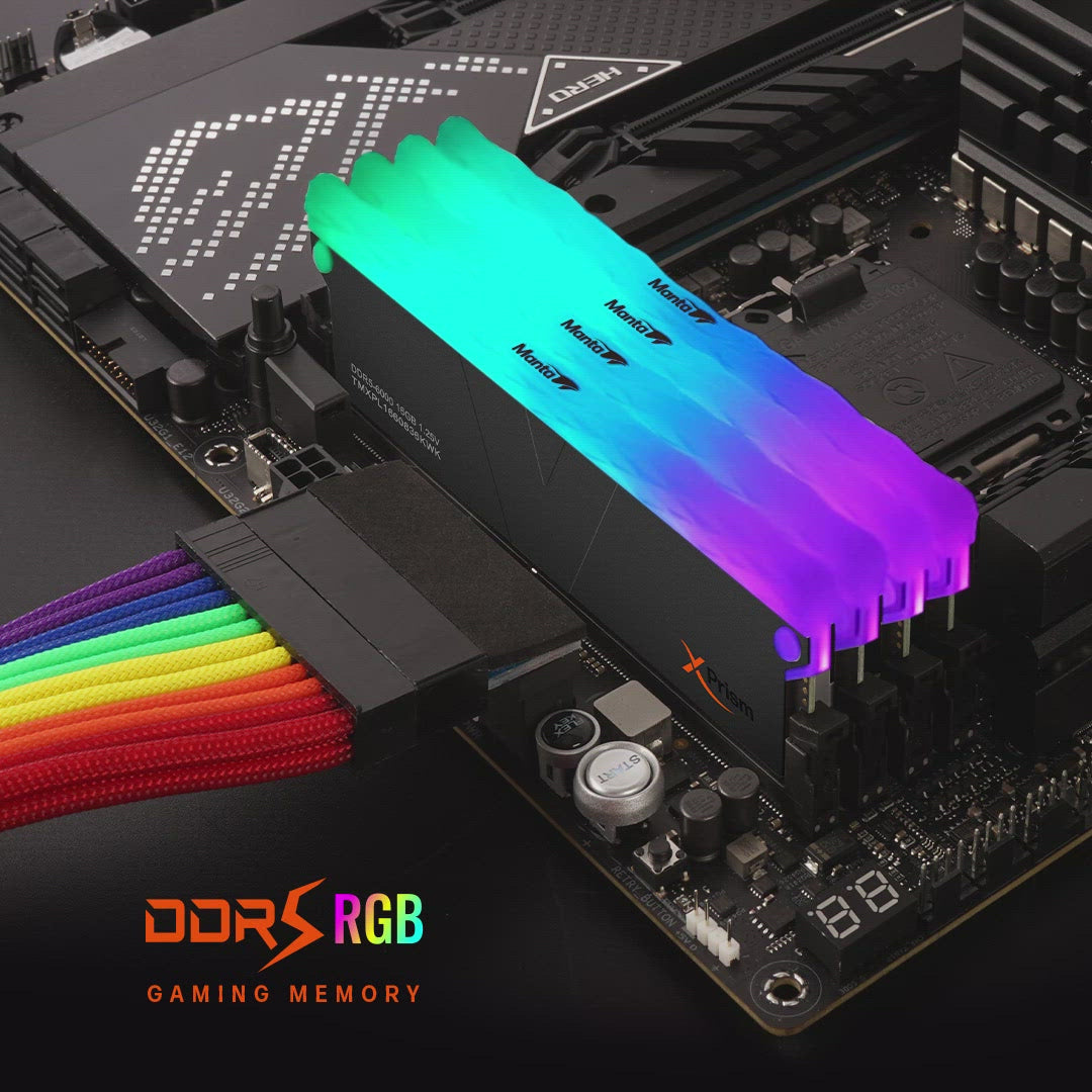 DDR5 | [Manta] XPrism RGB | SCC KIT | 32GB (16GBx2) | インテル XMP