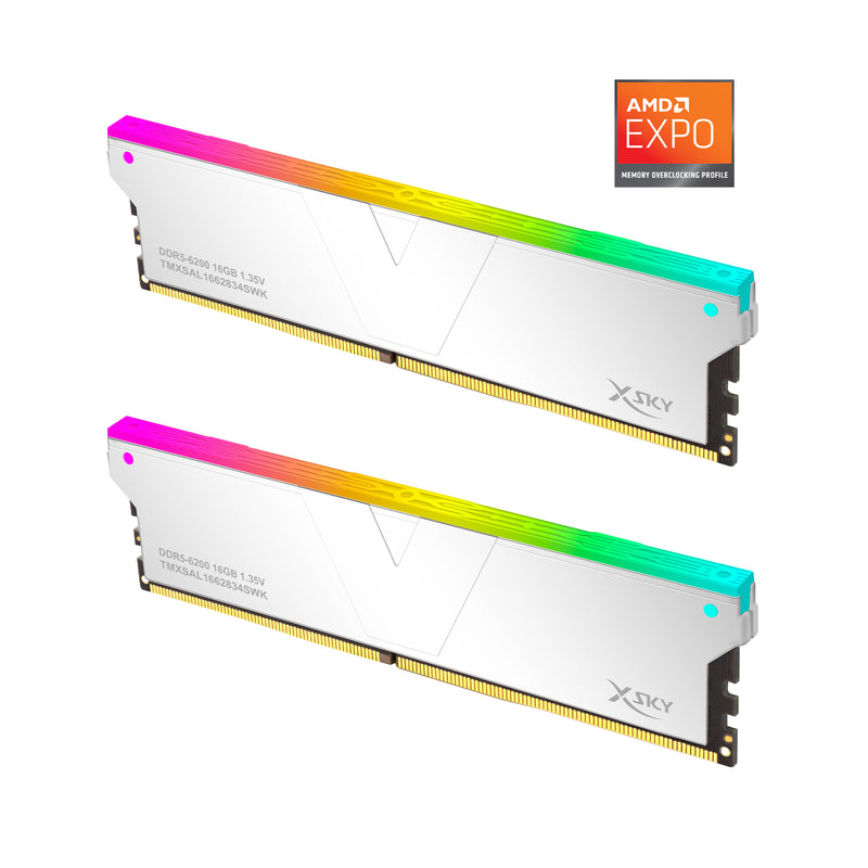 DDR5 | [Manta] XSky RGB | 32GB (16GBx2) | AMD EXPO | Gaming Memory