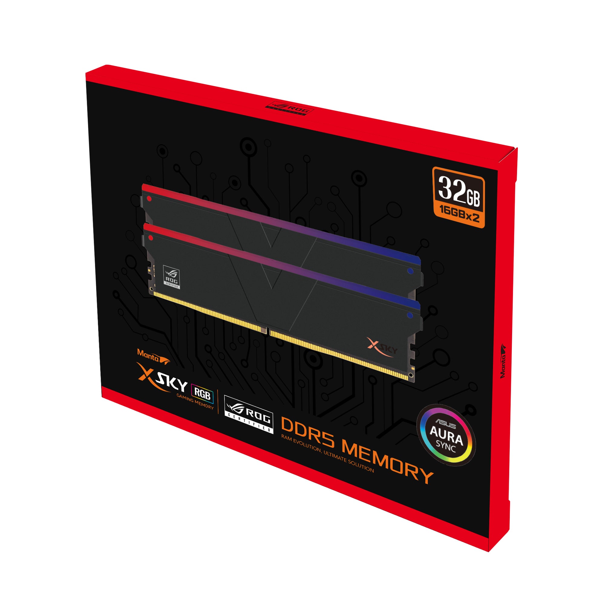 DDR5 | [Manta] ROG-Certified XSky RGB | 32GB (16GBx2) | INTEL XMP | Ga